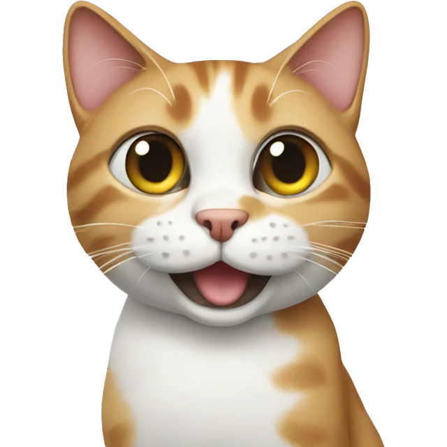 cat saying hello emoji