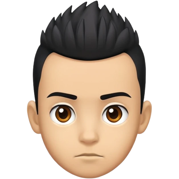 Kirkouk head (young boy with tiny mohawk) emoji