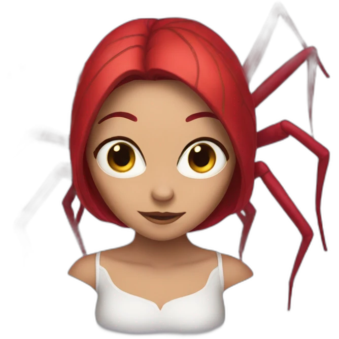 Spider girl emoji