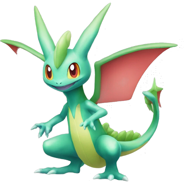 Shiny Heracross-Flygon-Pokémon-Fakémon Full Body emoji