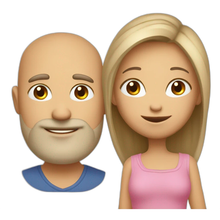 Famille papa maman 2 fille 1 garçon emoji