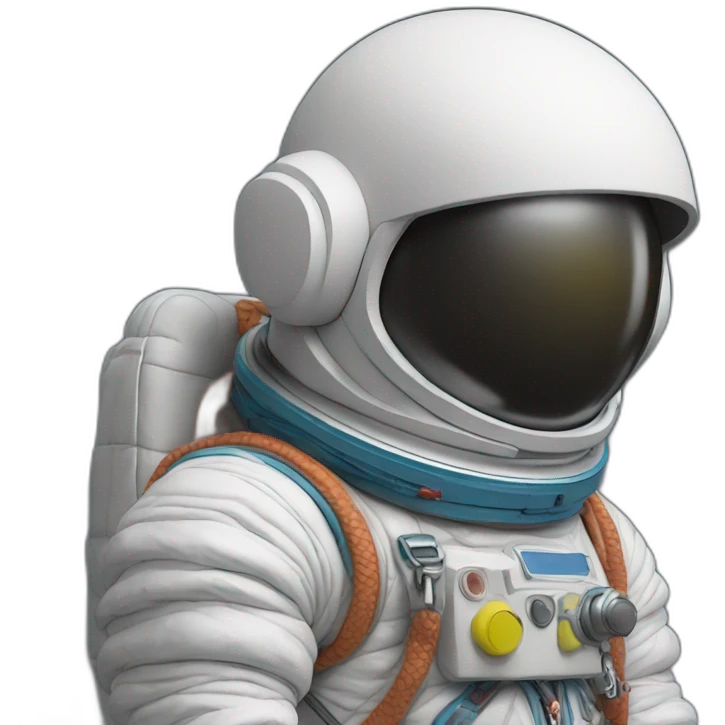 KAWS astronaut emoji