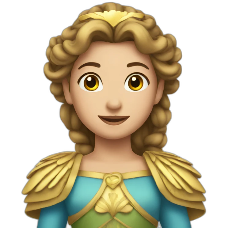 A flying princess emoji