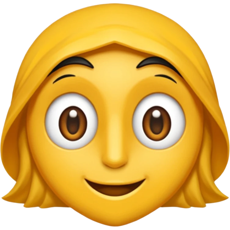 یک ایموجی که با لبخند سر تکان دهد emoji