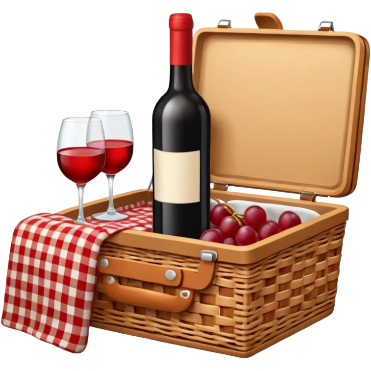 Wine picnic emoji
