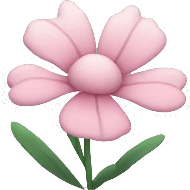 Pastel pink flowers emoji