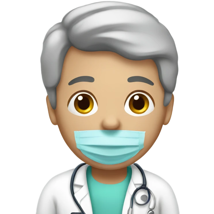 Hospital patient  emoji