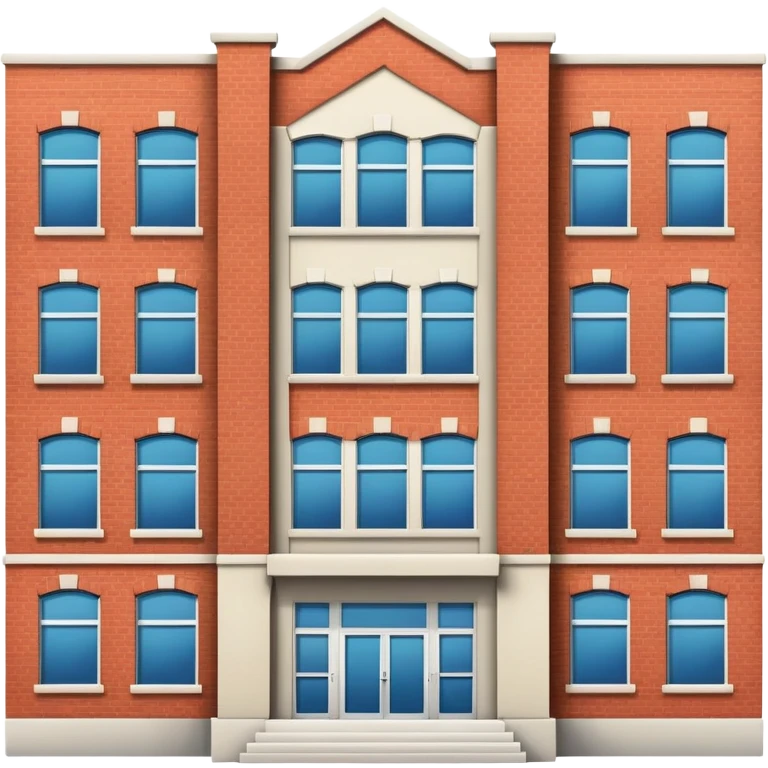 High School building emoji