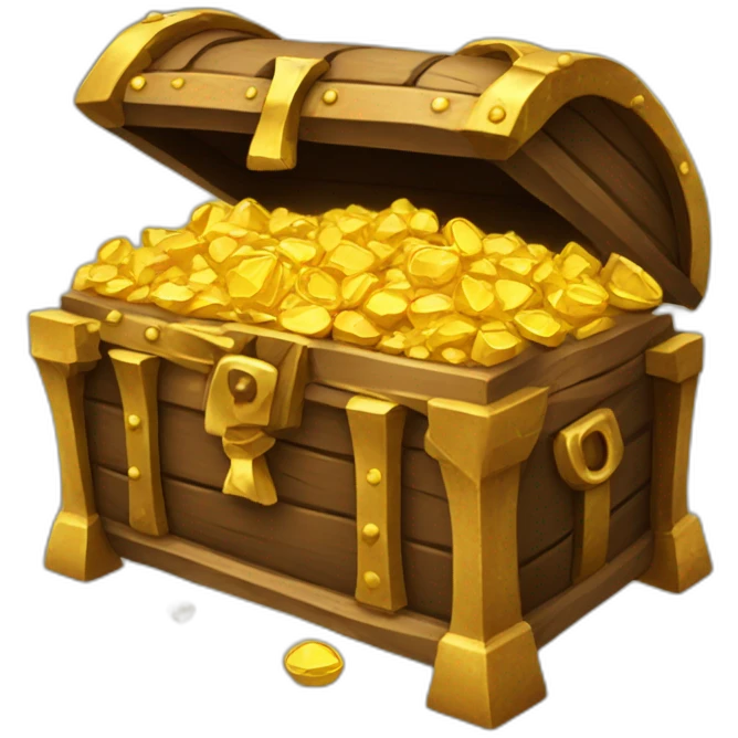 A magical treasure chest emoji
