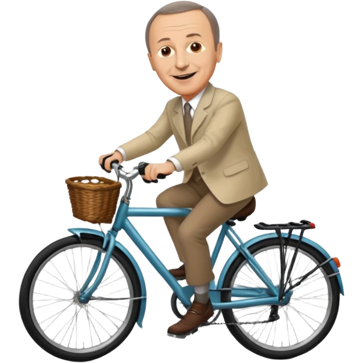 Bisiklet süren Erdoğan  emoji