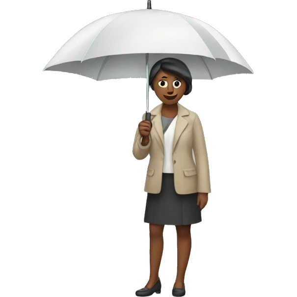woman with an umbrella  emoji