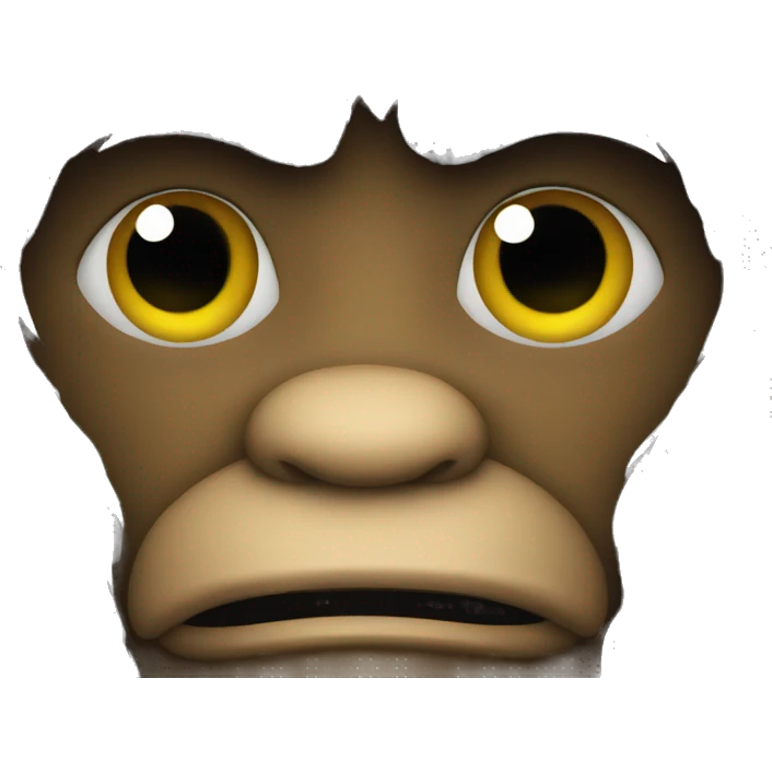 creepy sasquatch emoji