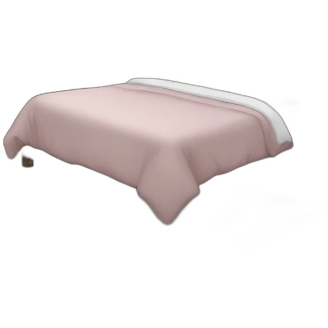 Chat dans une couette emoji