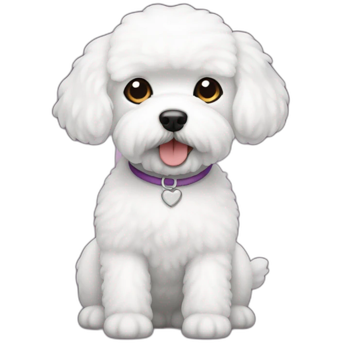 bichon frise emoji