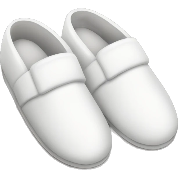 White slippers emoji