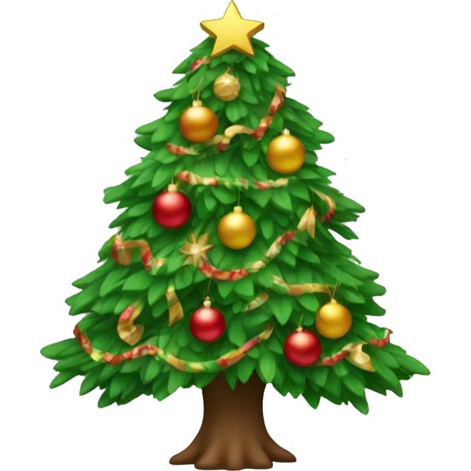 Árbol de navidad emoji