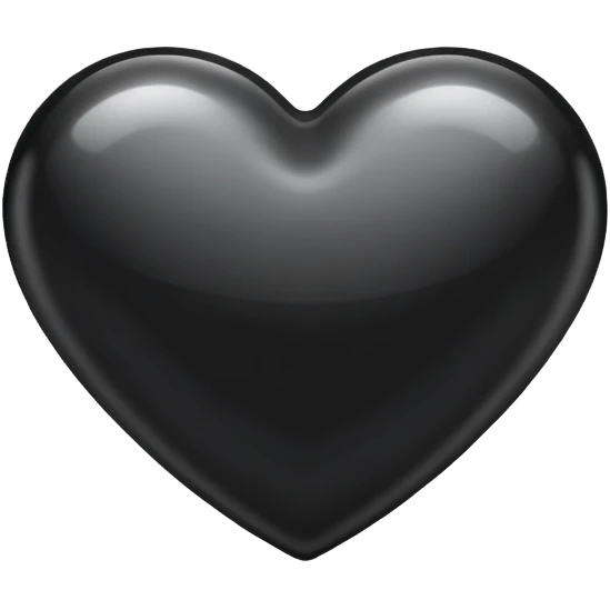 Black heart emoji