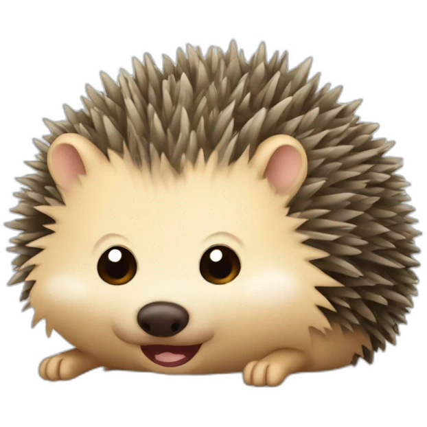 puking hedgehog emoji