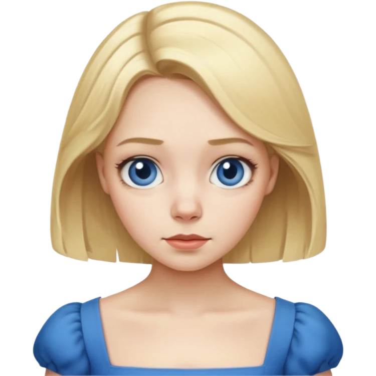 Alice  from Alice in Wonderland movie emoji