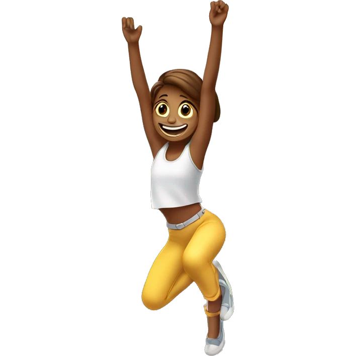 girl doing a cartwheel over the empire state building  emoji