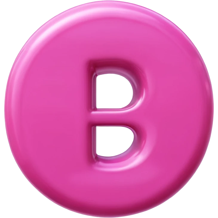 pink letter D emoji emoji