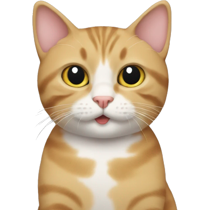 Cat with singlas sesiones emoji