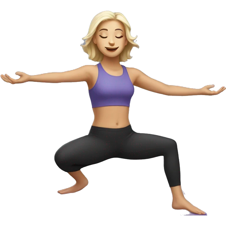 yoga and magic emoji
