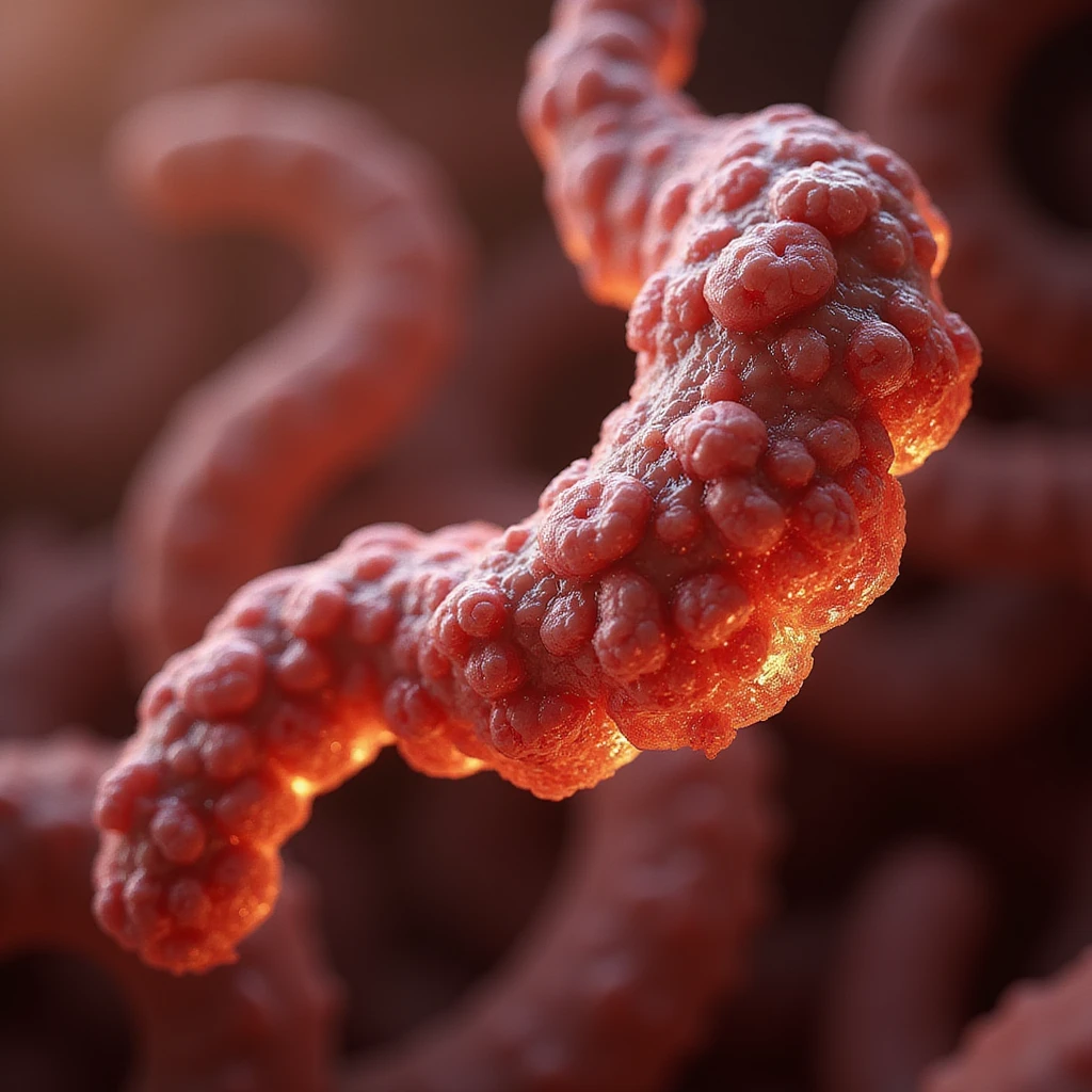 hyperrealistic inflamed intestinal bacteria with visible sugars, 4K, transparent background emoji