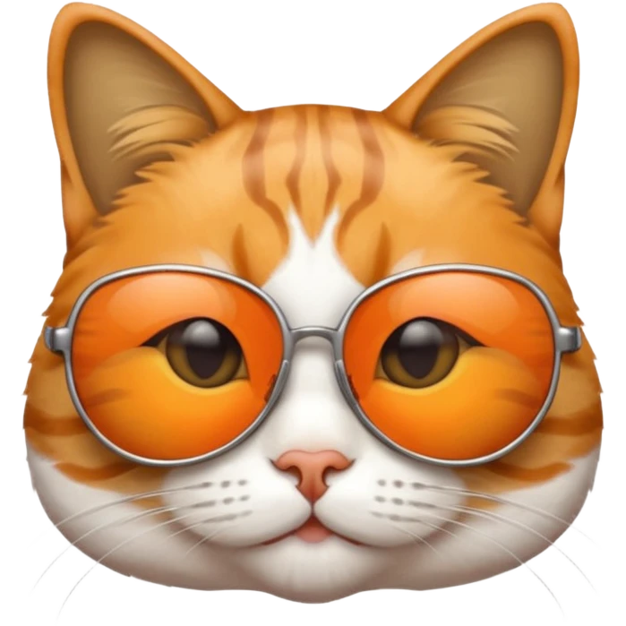 Cat wearing sunglasses emoji