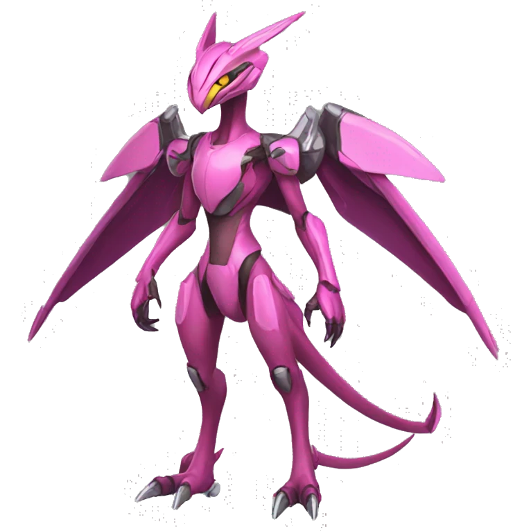 genji-genesect-raptor-Fakémon-hybrid full body emoji