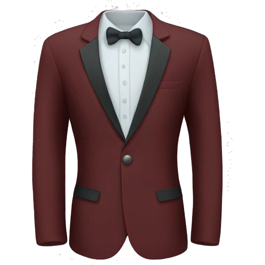 maroon blazer emoji