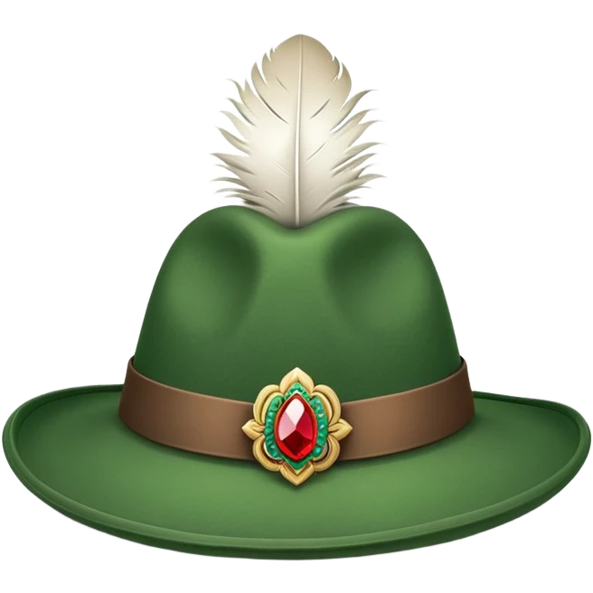 tyrolean hat emoji