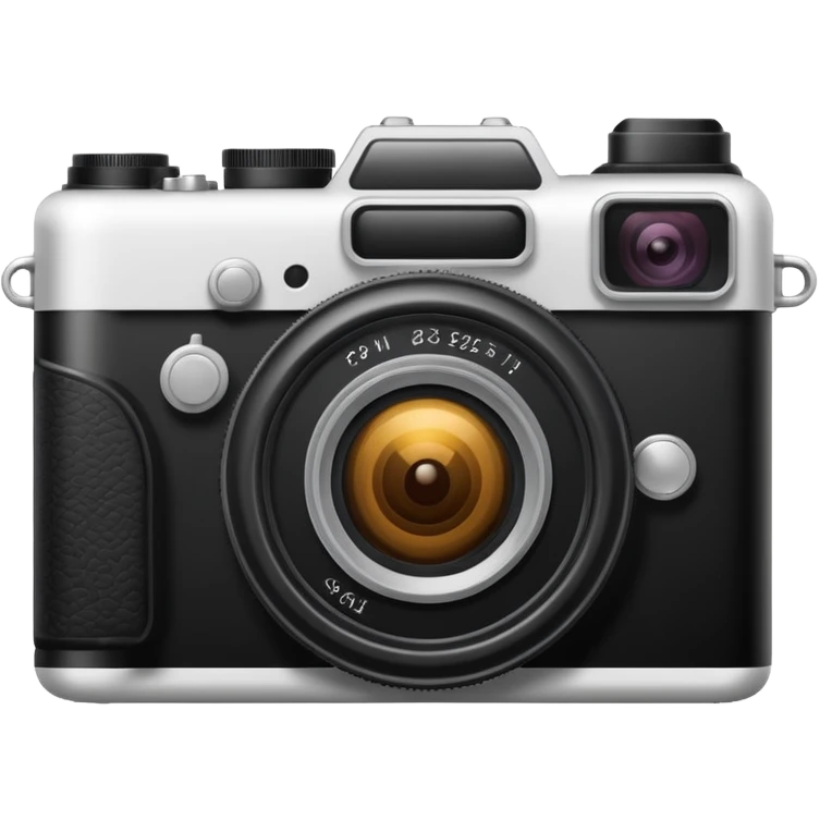 camara fotografíca solo lineas contorno emoji