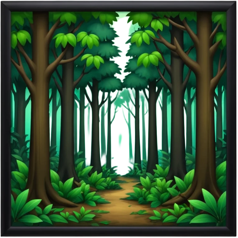 dark deep forest emoji