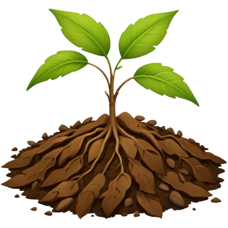 росток с листиками умирает и пригнулся к земле
 emoji