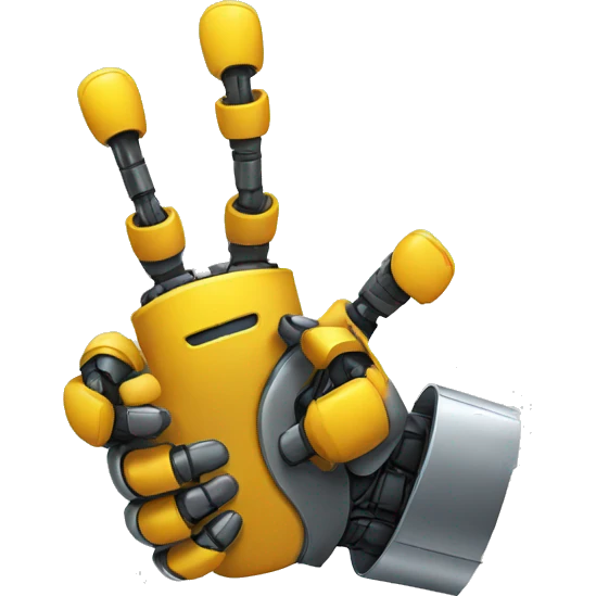 robot handshake emoji