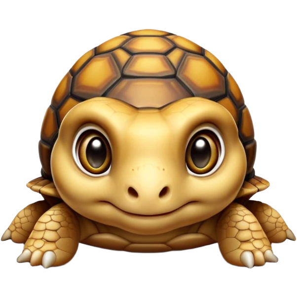 cinematic-baby tortoise-realistic--emoji,,-cute-wise-face-peering-ahead-with-calm-determination,-cute large-eyes-reflecting-centuries of wisdom, emoji