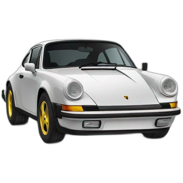 Porsche with sunglasses emoji
