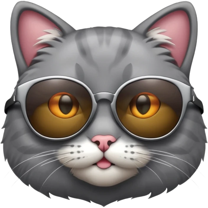 Cat wearing sunglasses emoji