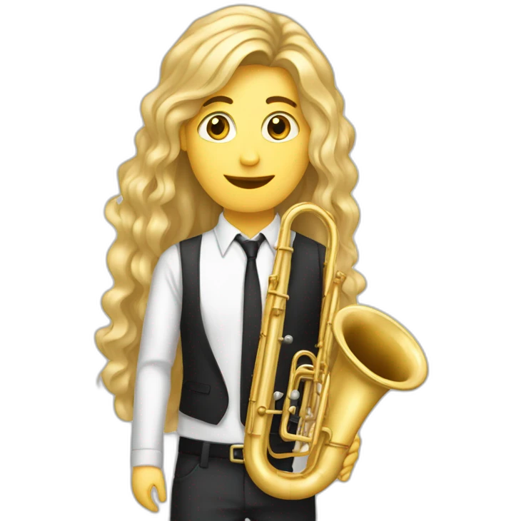 Longblondehair-smart-whitemale-with-tuba-musician emoji