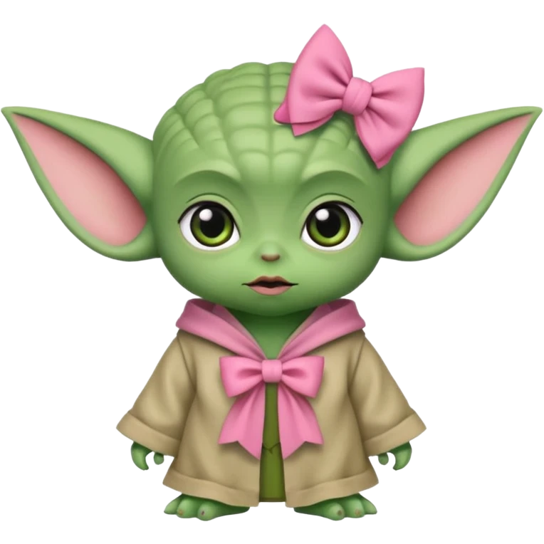 Mini yodas cuquis para niñas emoji