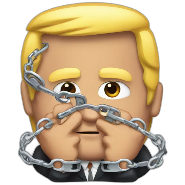 trump-in-handcuffs emoji