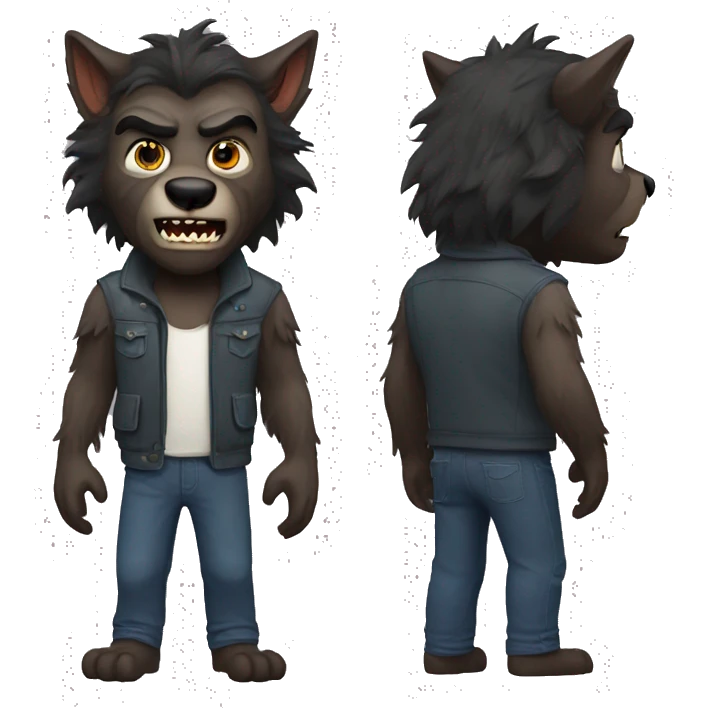 Werewolf emoji