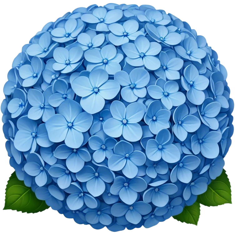 Blue hydrangeas emoji