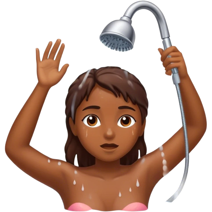 girl shower emoji