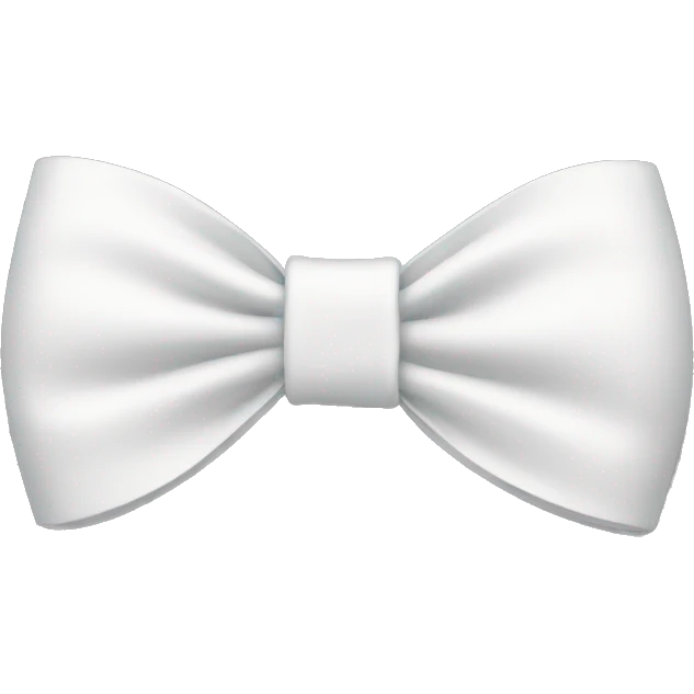 White bow emoji