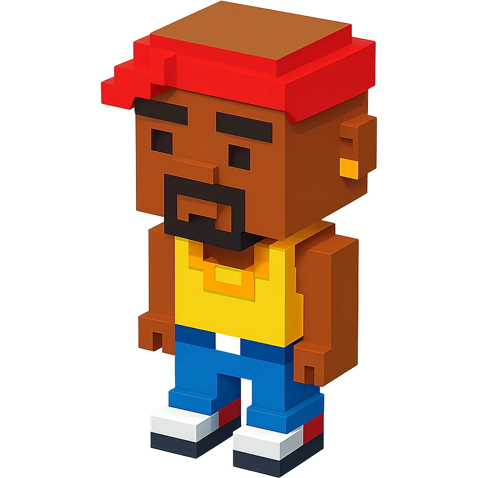 репер 2Pac, no background  emoji