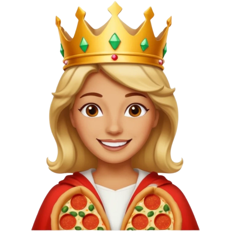 Pizza queen emoji