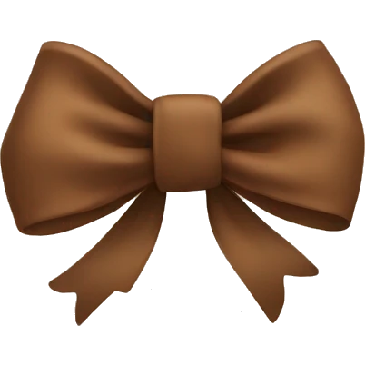 bow brown  emoji
