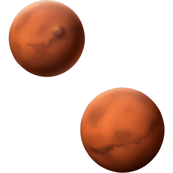Mars planet emoji